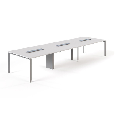 satın al MC3.0 E1 Melamine Board Konferans Masası Kablo Yönetimi İçin Meclis Odası Masa online manufacture