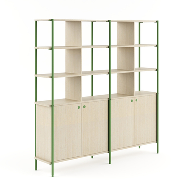 satın al FLEX Modern Ofis Ahşap Bölme Raf Birimi Kabine Bölücüler Açık Rafa Organizer online manufacture