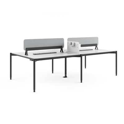 satın al FLEX 4 kişilik Masa Çalışma İstasyonu Dairesel Köşe Özel Modern Çalışma İstasyonları online manufacture