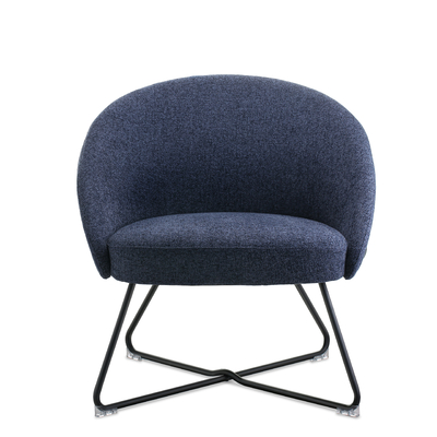 satın al RAL Renkli Plüş Yüksek Oturma Salonu Sandalye Ergonomik Rahatlık Modern Tasarım online manufacture