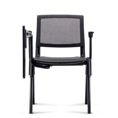 satın al Ergonomik Mesh Ofis Sandalyesi, Katlanabilir Yazma Tabletli Mesh Konferans Odası Sandalyeleri online manufacture